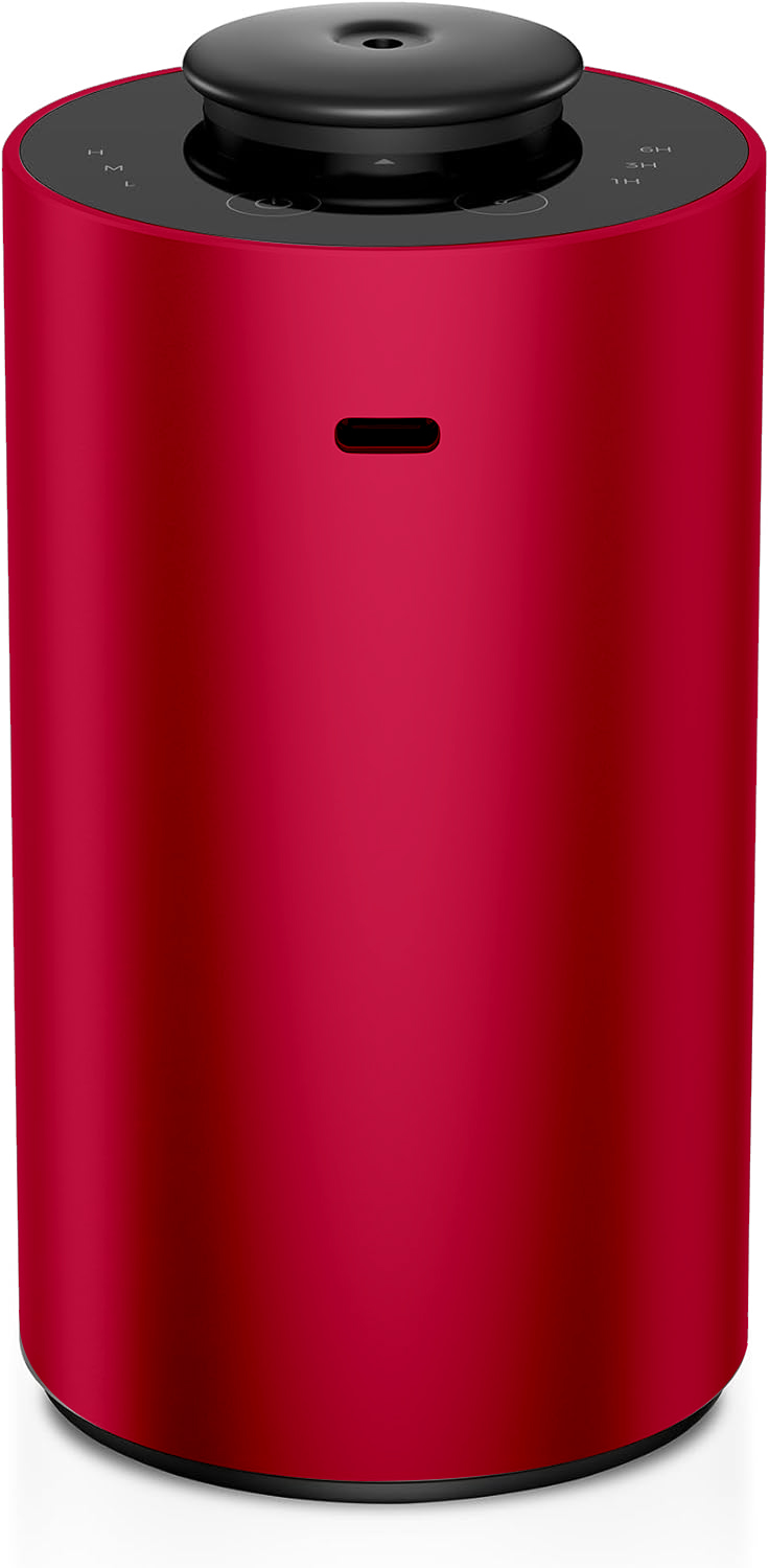 URPOWER Waterless Essential Oil Diffuser - No Water Needed Battery Operated  Mini Scent Air Machine Aromatherapy Diffuser Aluminum for Home Car Office Room